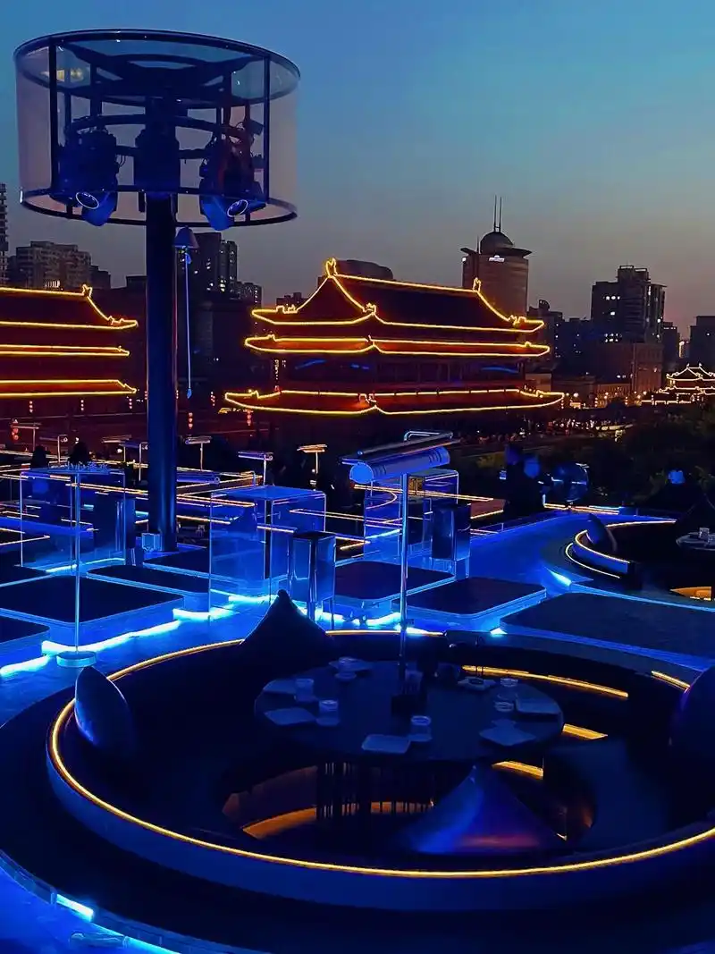 西安被这样的南门夜景美哭了