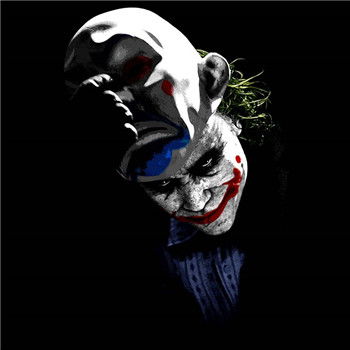 恐怖小丑qq头像图片 小丑头像超恐怖图片大全霸气阴森的黑白色调欧美