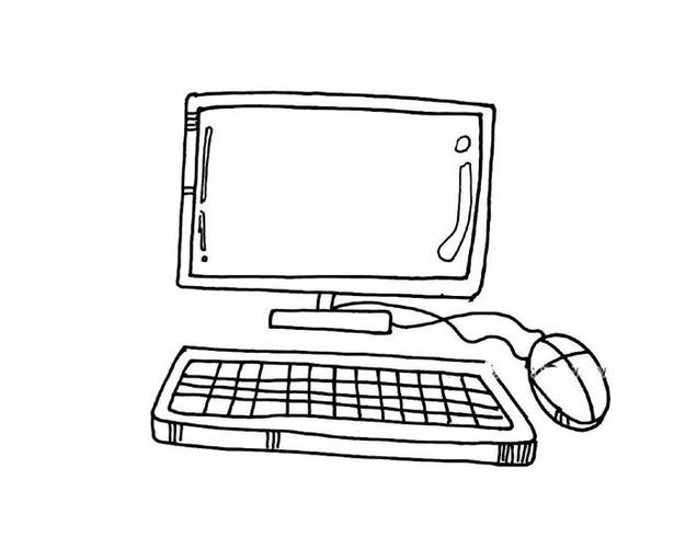 电脑的简笔画电脑的简笔画简单