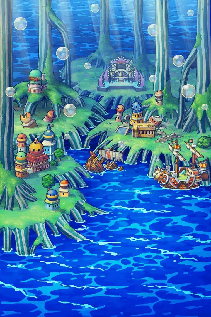 海贼王:草帽团众人抵达过的岛屿,香波地很奇幻,歌亚王国最美?_群岛