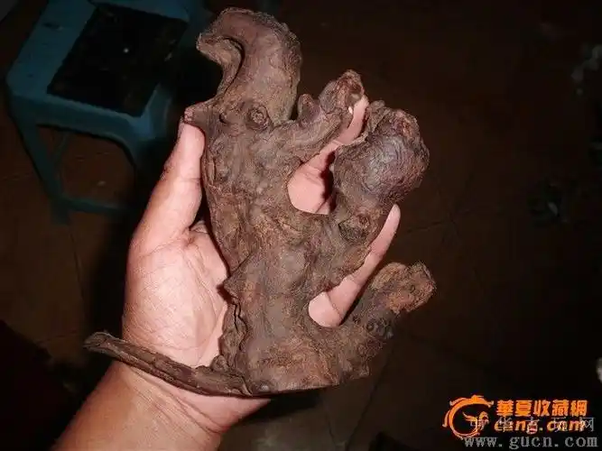 收来老树根摆件一飞冲天一统江山寓意吉祥!