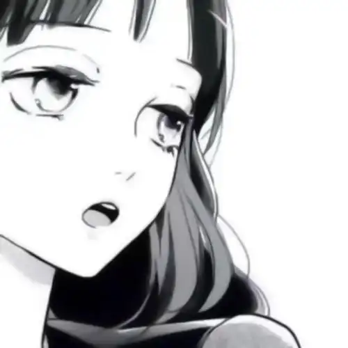 动漫头像,女生头像,软妹,黑白动漫女头/原截评论/可注明