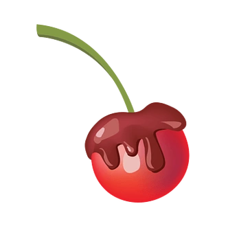 手绘水果樱桃