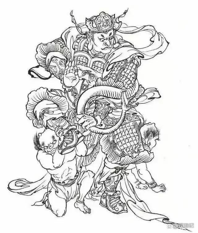 四大天王:又称护世四天王,是佛教的护法天神,俗称"四大金刚".