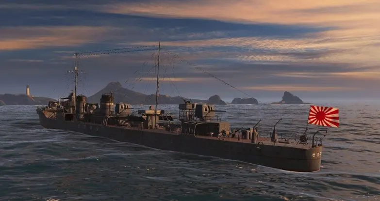 峯风级驱逐舰岛风号涂装