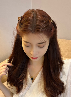 公主头小侧边夹前额刘海夹子女抓夹