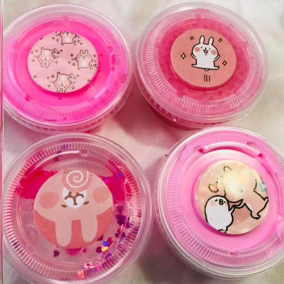 同款网红起泡胶晕染起解压起泡胶m家 少女水晶泥史来姆儿童女孩