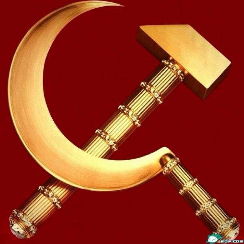 的,背景按原图颜色,图片要清晰要求图中镰刀锤子差不多顶到图片边缘