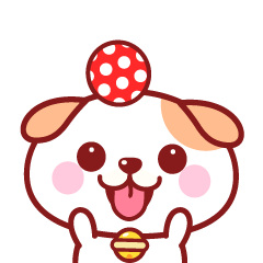 狗狗玩球开心微笑gif动图_动态图_表情包下载_soogif