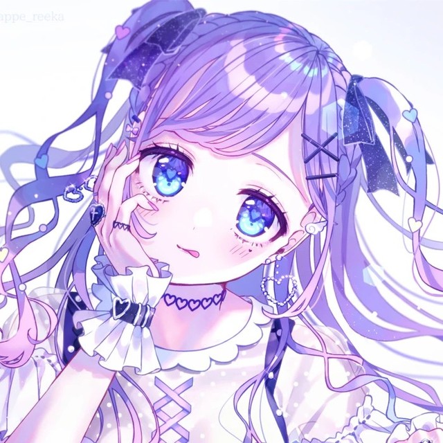 出单:紫色系动漫女头