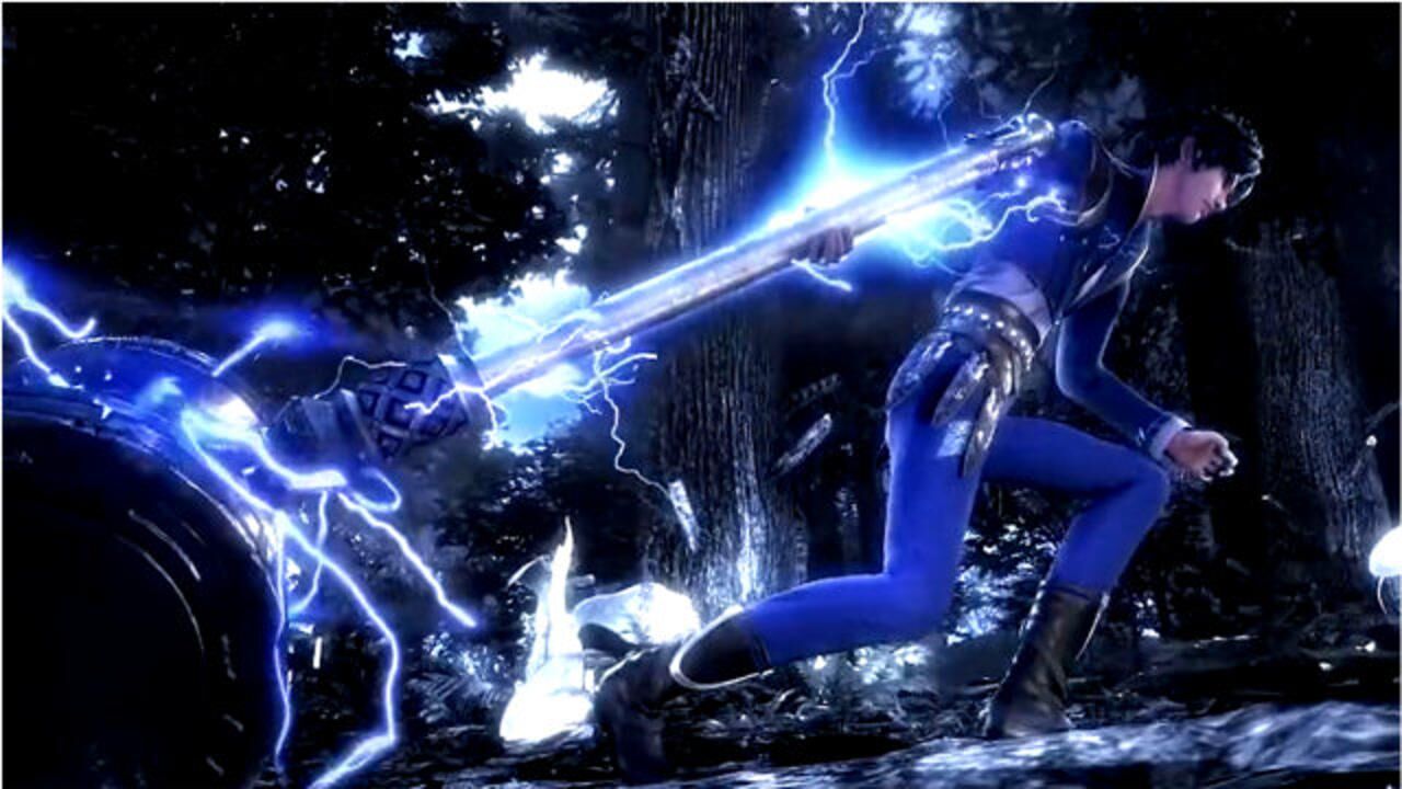 斗罗大陆唐三手持昊天锤太霸气周身雷电环绕还以为是雷神