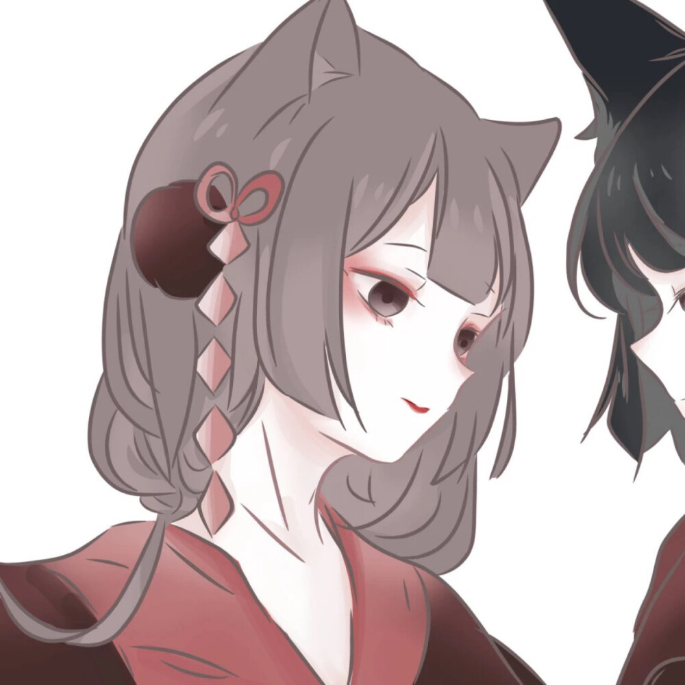 动漫闺蜜头像古风