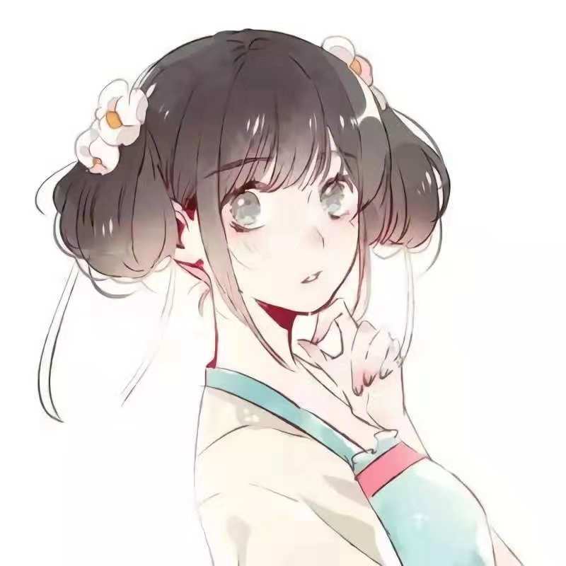 超有爱的二次元情侣头像,我若不坚强,谁替我勇敢!