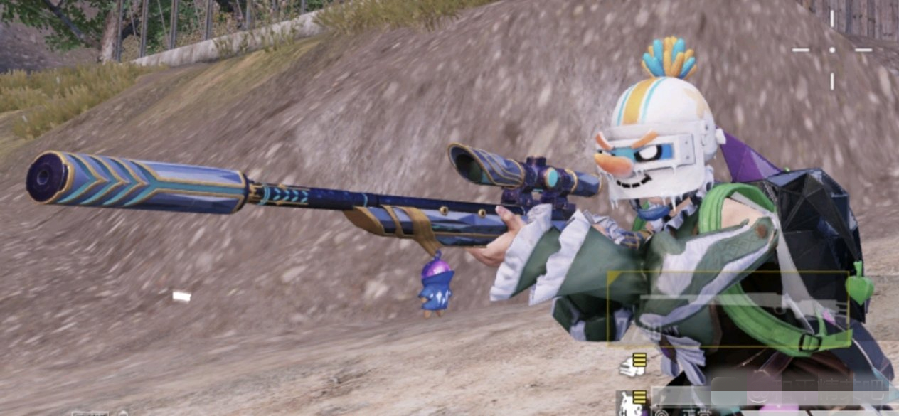 玩家抽到星之信仰m24,装上8倍镜后看到了16倍镜的影子,赚大了!_和平