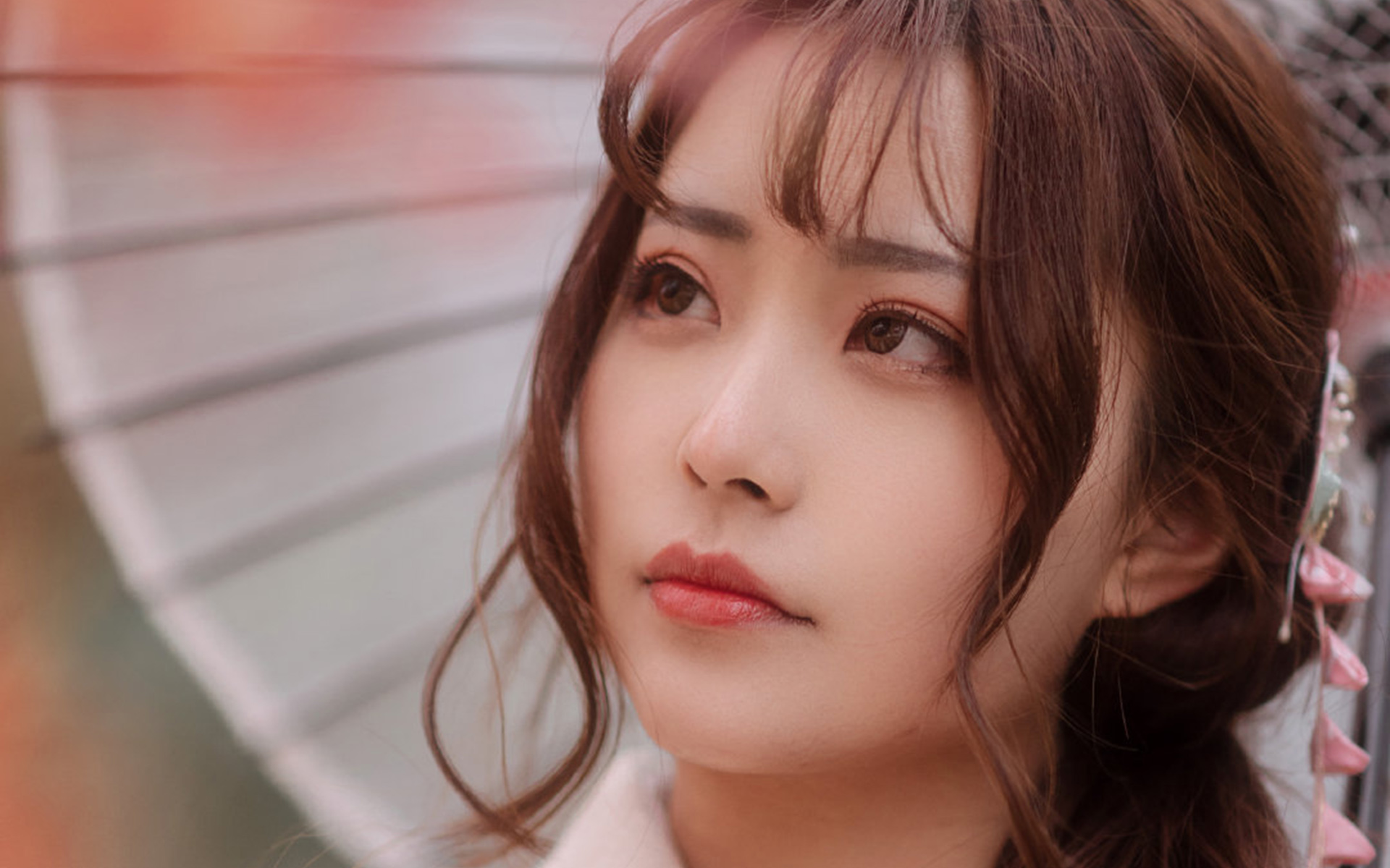 唯美和服古风美女高清桌面壁纸