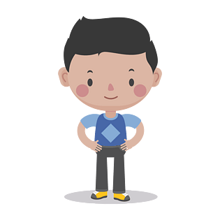 q版可爱运动男生免扣素材