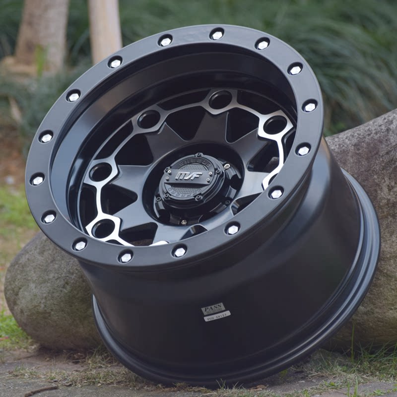 17寸11j负值-45暴改越野防脱圈轮毂牧马人bj40 lc80坦克300长城炮