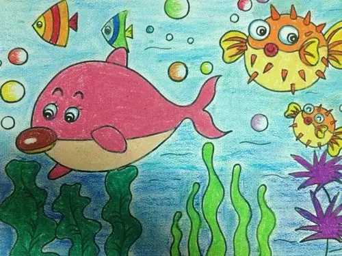 儿童作品(7一9岁儿童画)