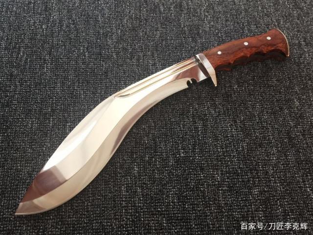 「鉴赏」尼泊尔手工雷神弯刀