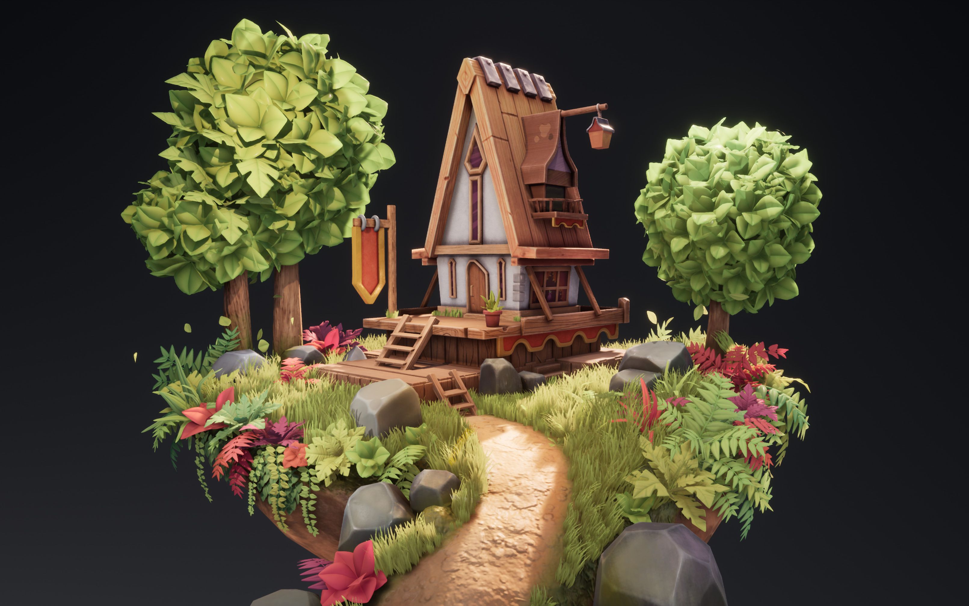 maya场景制作场景建模全流程解说