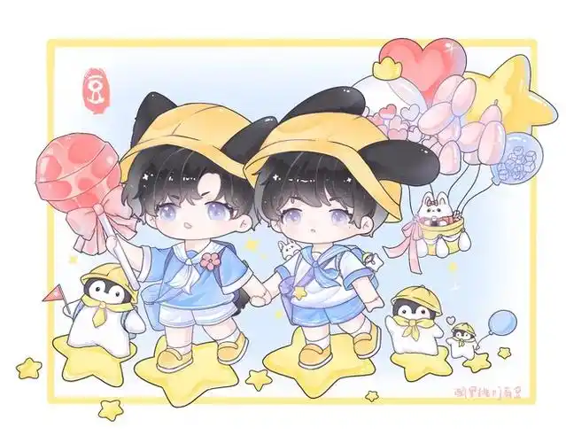 【春游~】来自合集原耽· 关注合集伪装学渣q版绘画