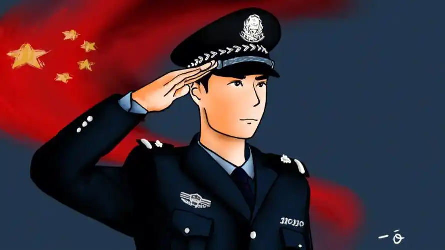 国庆警察头像壁纸