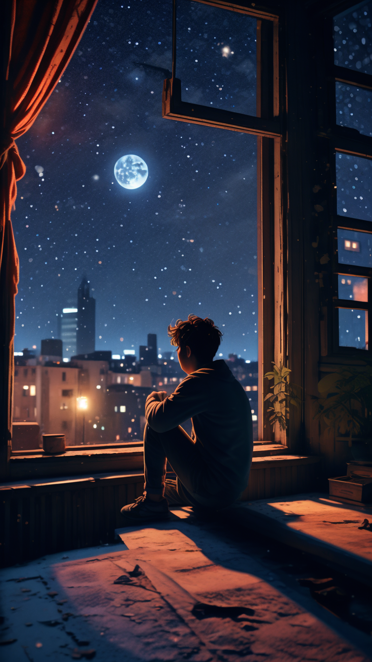 深夜伤感壁纸🌙,治愈你的每个不眠之夜 深夜的寂静中,总有些情绪