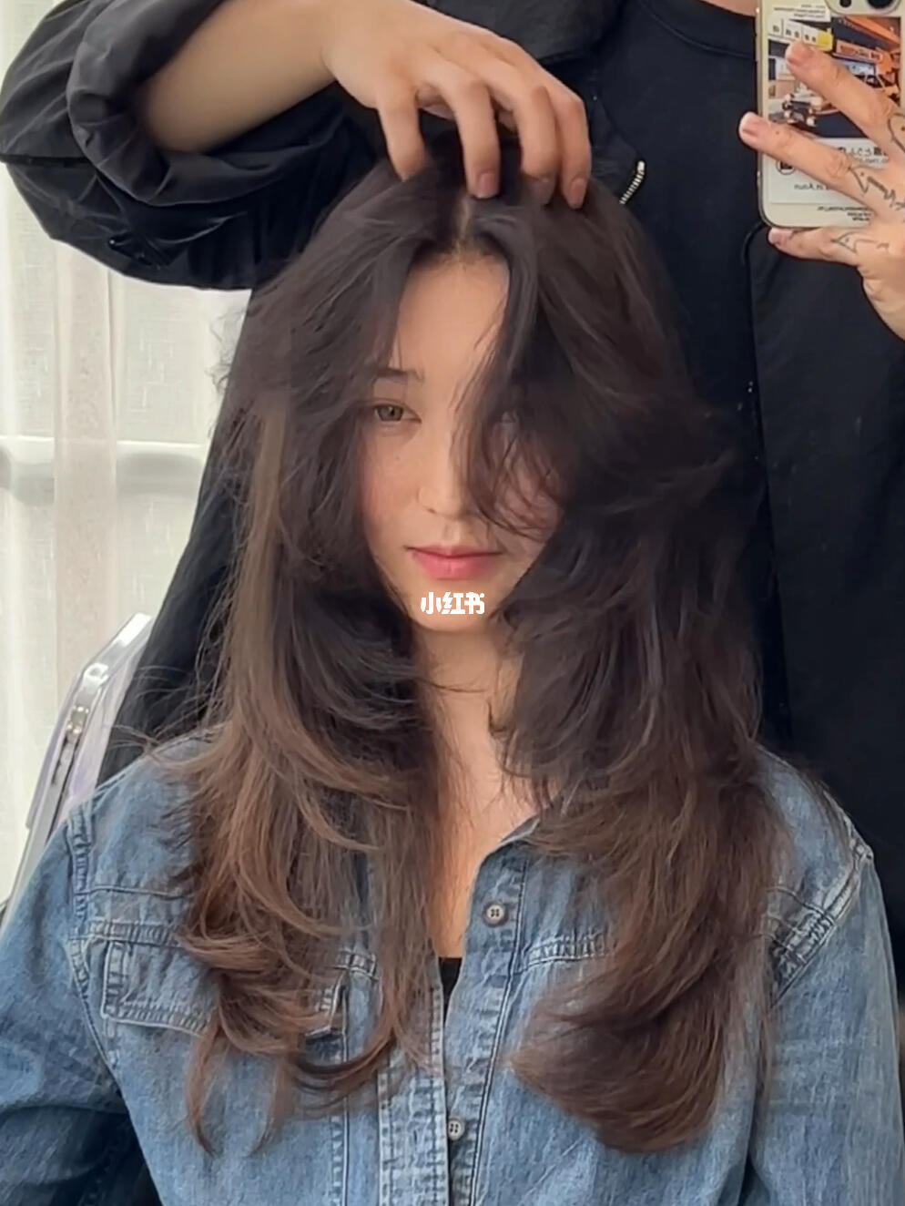 黑长直一定要剪的高层次发型