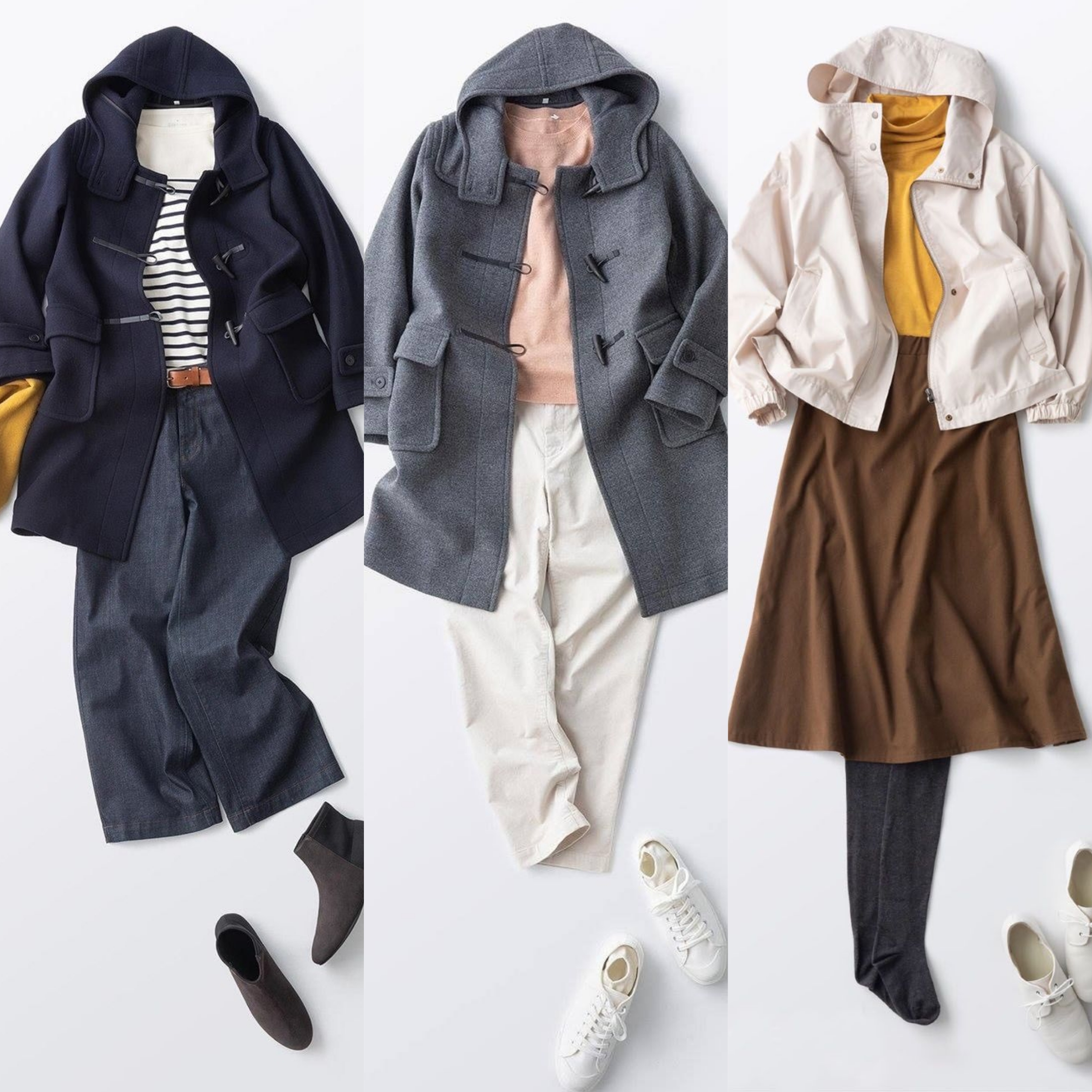 秋冬基础款怎么穿不单调?无印良品的搭配指南,帮你解决穿搭难题