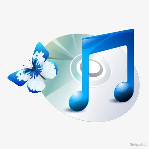 音乐符号png素材透明免抠图片-装饰效果