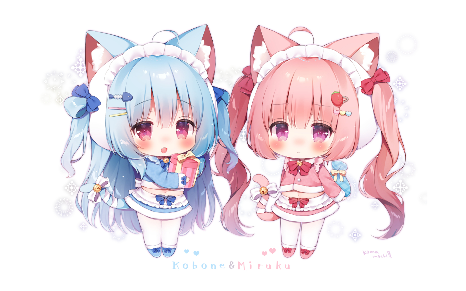 软萌治愈系动漫萌娘桌面壁纸