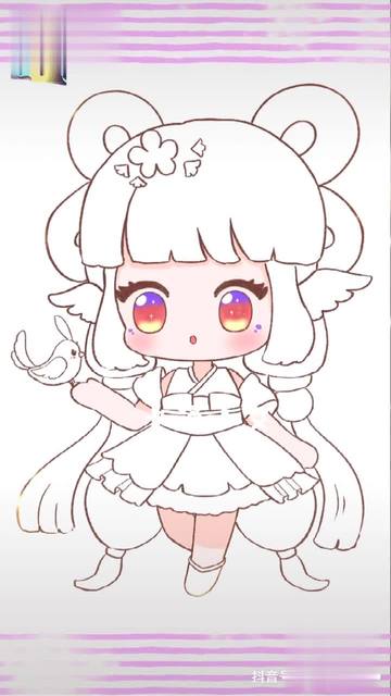 迷你世界 莺初画画过程 绘画过程 画迷你世界皮肤 迷你世界莺初-教育