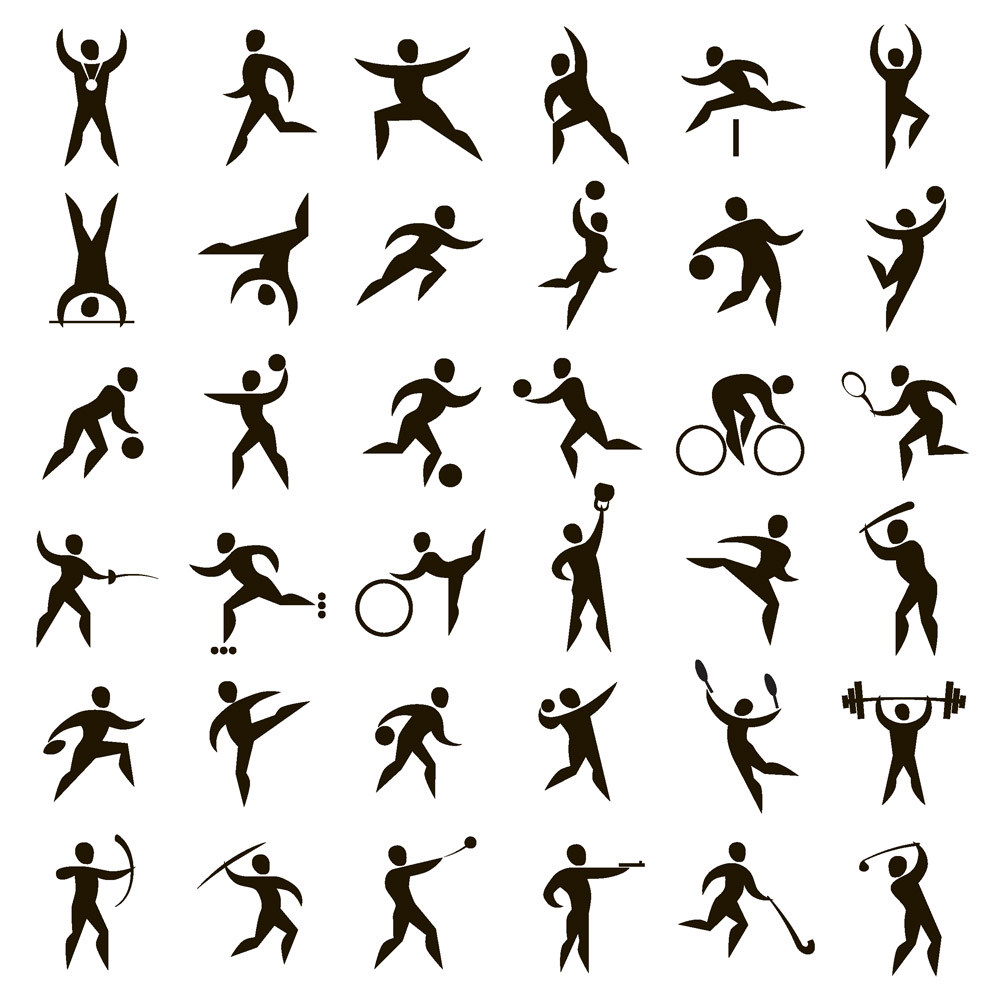 体育运动人物图标