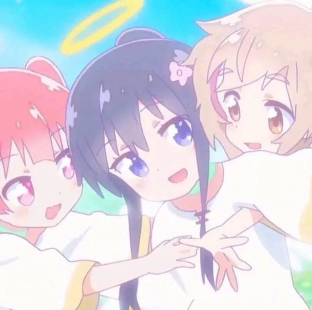 神仙赐予的三人闺蜜头像