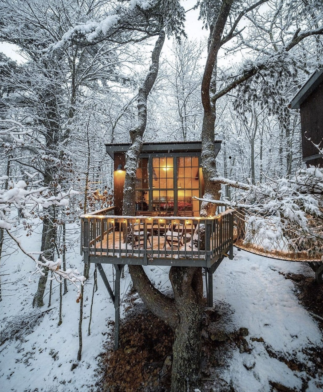 一组绝美的大自然中小木屋欣赏像小精灵一样隐居起来