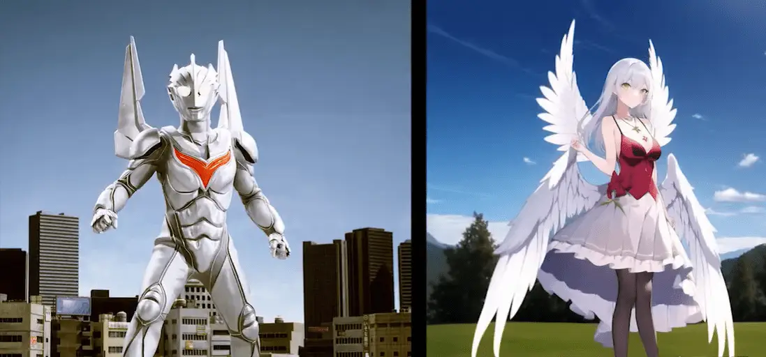 将平成系奥特曼ai娘化后的样子,我个人比较喜欢邪恶迪迦_阿古_作品