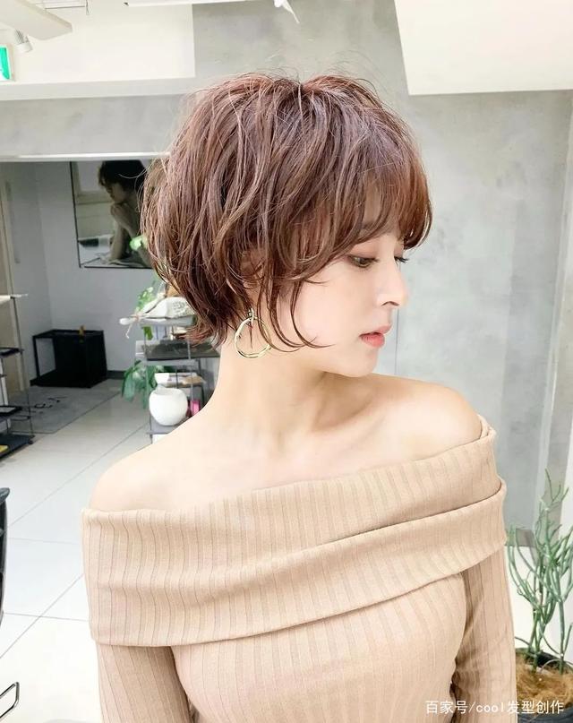 日系短发纹理烫 给你要的时髦感!