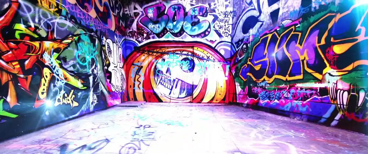 高清街舞背景素材led