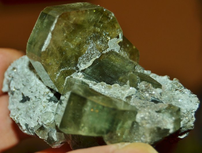 磷灰石 水晶矩晶体 - 7×6×6 cm - 170 g