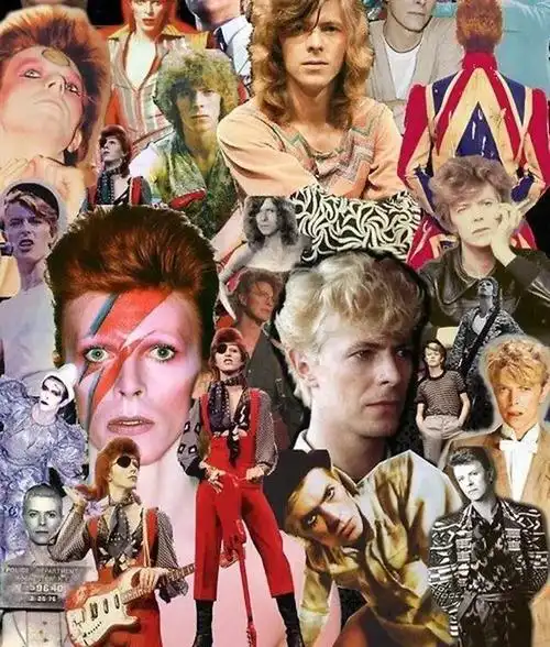 ▌david bowie的经典闪电妆 david bowie以那性感扭曲多端的神秘感不
