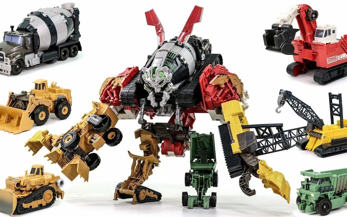 【变形金刚】电影大力神模型合体!_哔哩哔哩_bilibili