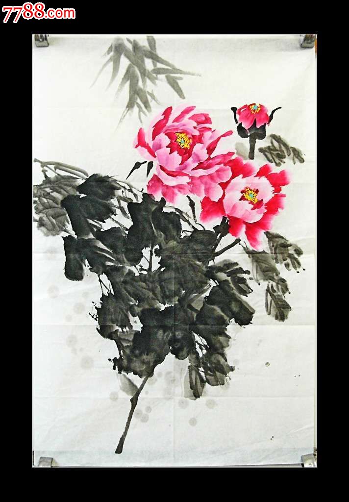 低价起拍水墨花卉24名家所绘但无款