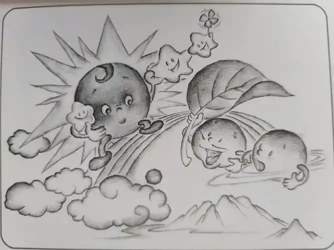 儿童创意素描教学
