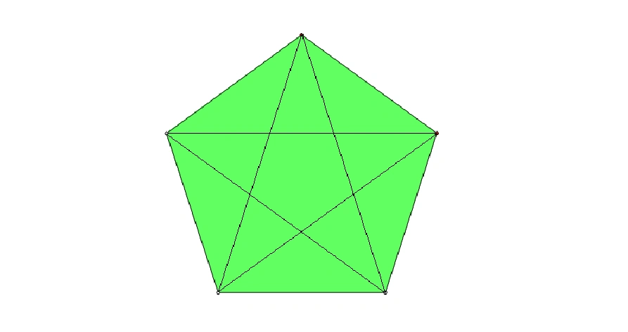 六年级上册数学利用正五边形绘制正五角星的方法 及答案