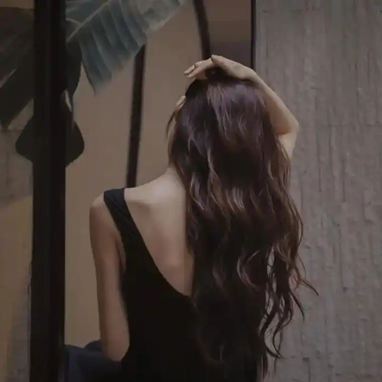 唯美女生背影头像