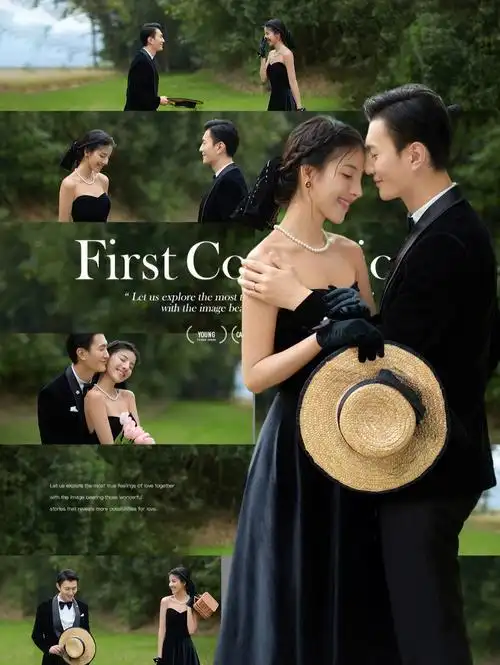 绝美的森系婚纱照诠释别样的赫本风