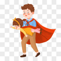 超人爸爸和儿子女儿