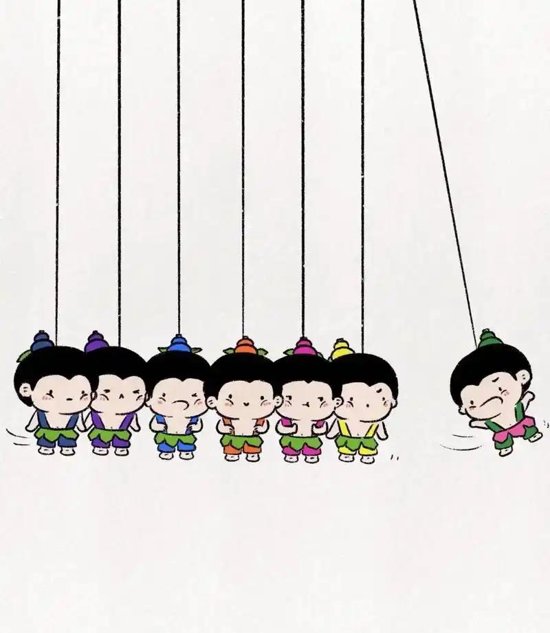 七个葫芦娃.#简笔画 #画一个故事 #葫芦娃 #每日一画 # - 抖音