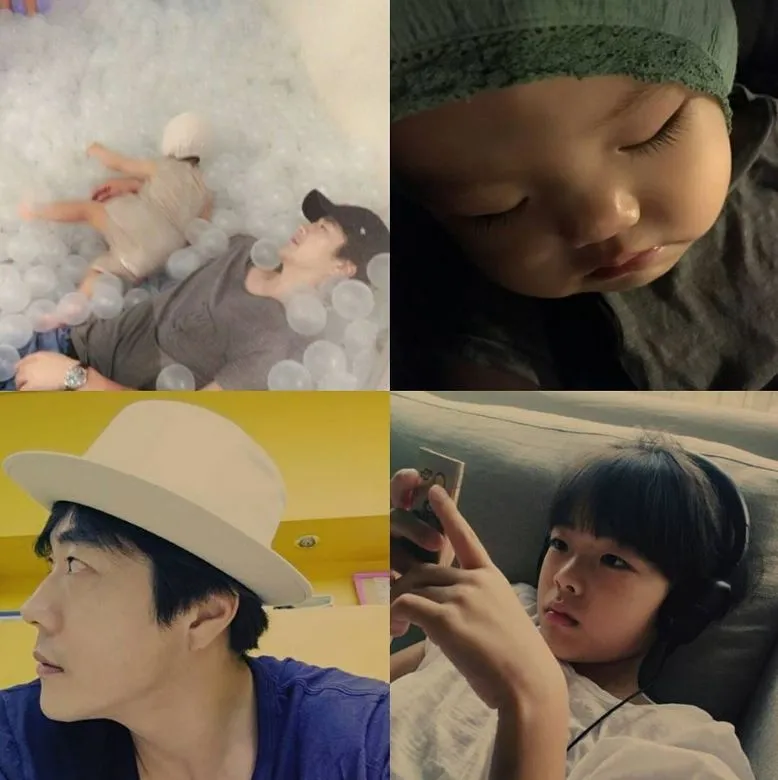 儿子禄熙和女儿riho的五官都十分精致,成功遗传权相佑和孙泰英的优良