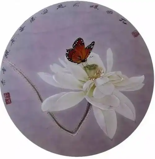 工笔画《荷花蝴蝶》步骤教程!